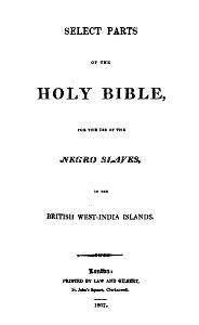 Select Parts of the Holy Bible for use of the Negro Slaves photo