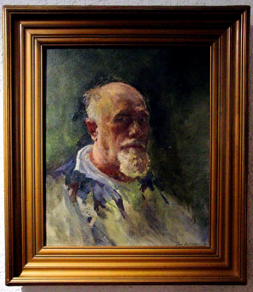 Selbstportrait des Künstlers Paul Herrmann, 1930
