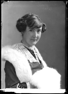 Selma af Klercker, actor, undated portrait - SMV - GK031