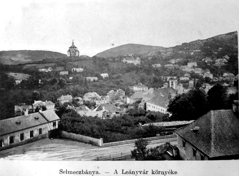 Selmecbánya Leányvár környéke