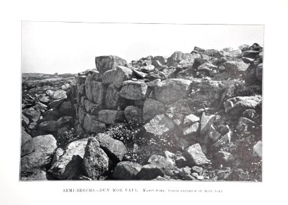 Semi-brochs Dun Mor Vaul mason work Beveridge 1903