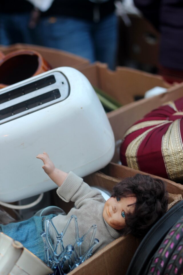 Doll flea market old