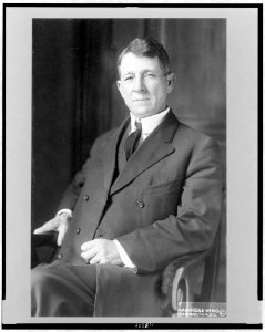 Sen. Harry Lane, three-quarter length portrait, seated, facing slightly left LCCN97504326