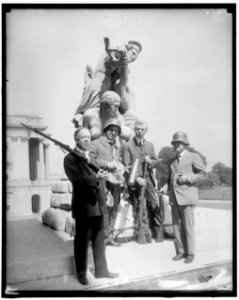Sen. Thompson & German war relics LOC hec.13976