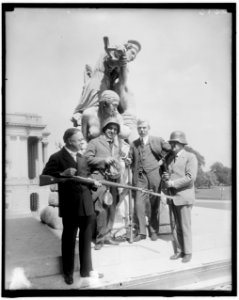Sen. Thompson & German war relics LOC hec.13977
