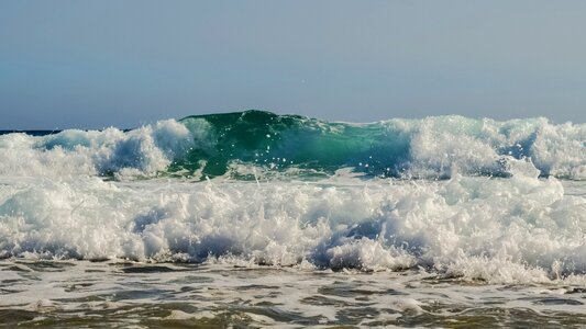 Spray sea nature photo