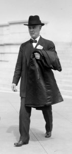 Senator Charles Allen Culberson of Texas walking out of the Russell Senate Office Building, Washington, D.C