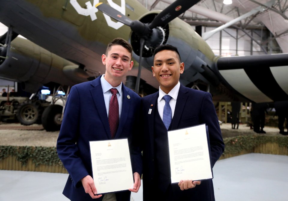 Senator Coons surprises Delaware students with service academy nominations (49230934781)
