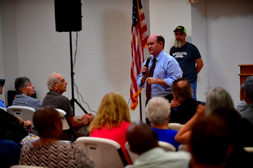 Senator Coons' Milford Town Hall (48711260617)