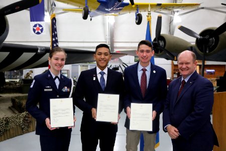 Senator Coons surprises Delaware students with service academy nominations (49231176637) photo