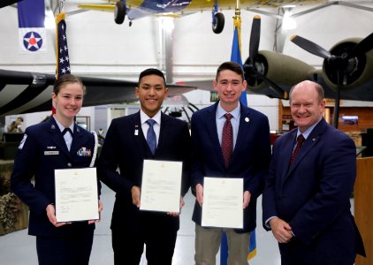 Senator Coons surprises Delaware students with service academy nominations (49231177532) photo