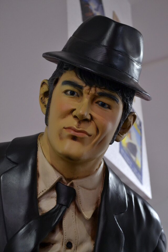 Adult man facial expression