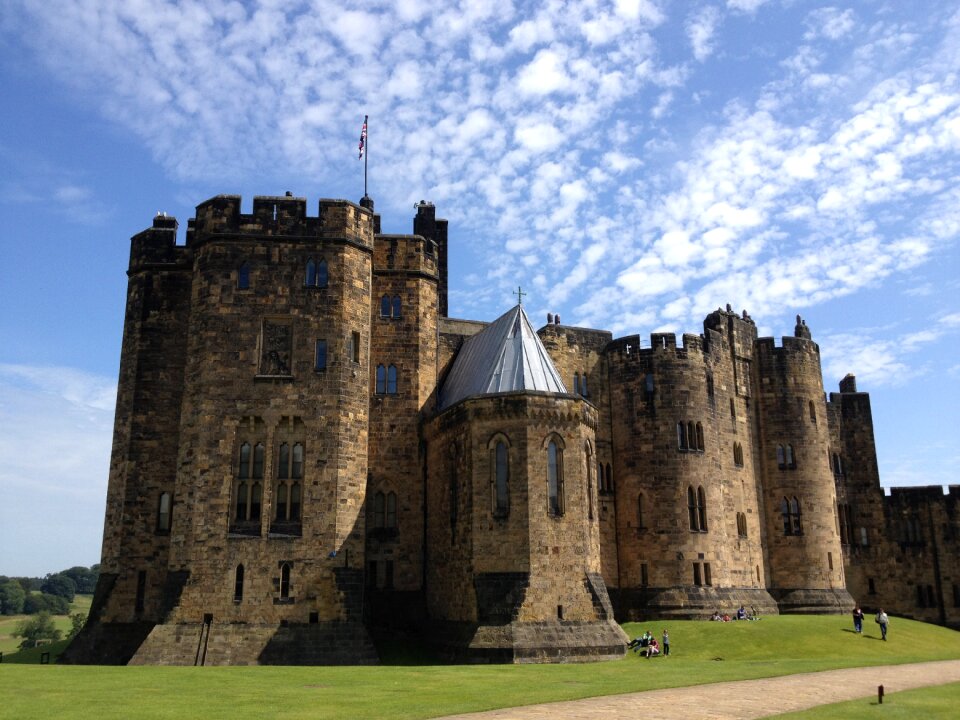England landscape blue sky