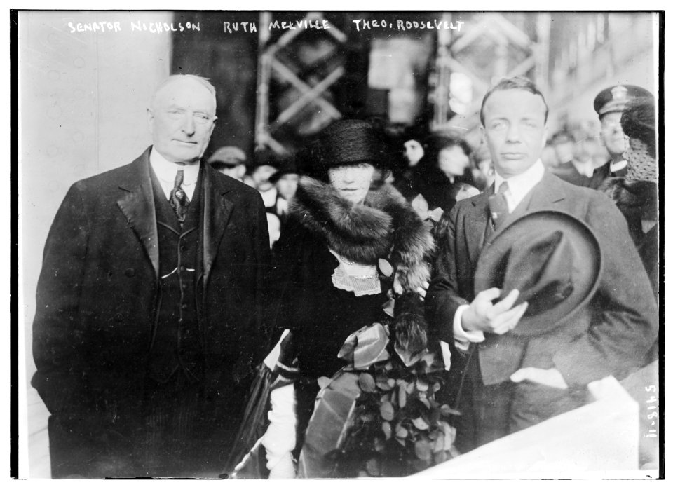 Senator Nicholson, Ruth Melville, Theo. Roosevelt (Jr.) LCCN2014712240