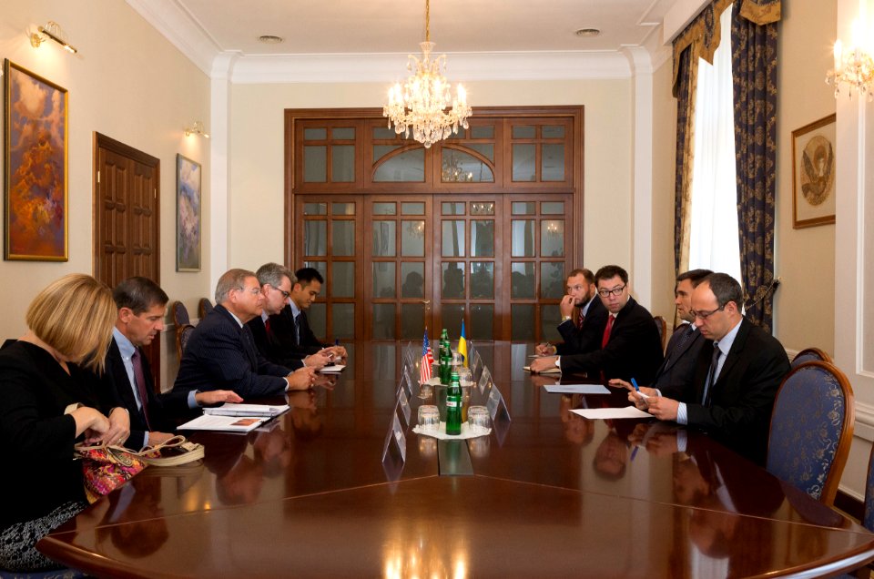 Senator Robert Menendez, CODEL, Kyiv, Ukraine, Sept. 1, 2014 (15115499522)