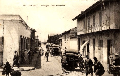 Senegal - Rufisque - Rue Nationale (Fortier Photo Dakar)