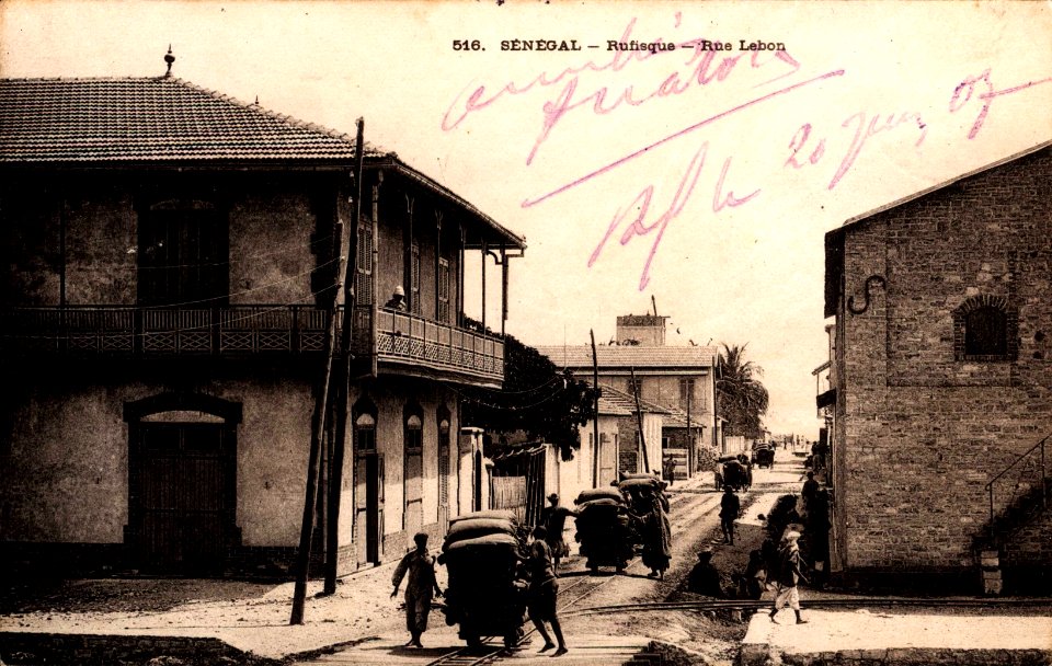 Senegal - Rufisque - Rue Lebon