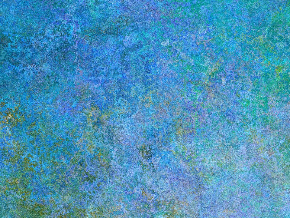 Blue turquoise structure
