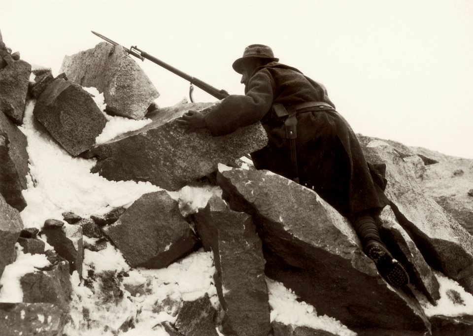 Sentry duty on Adamello 1916