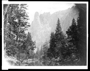 Sentinel, 3270 ft., stream in foreground and mountain in background, Yosemite National Park, California LCCN89711005
