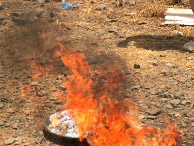 Sept tonnes de drogues incinérées à Dio, Mali 03