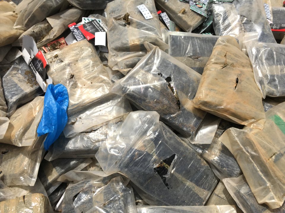 Sept tonnes de drogues incinérées à Dio, Mali 01