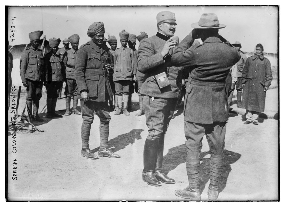 Serbian Colonel at Salonica LCCN2014704940