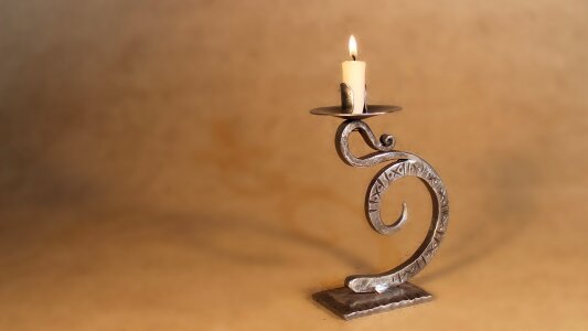 Candlestick metal forge