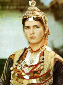 Serbian national costume from Prizren, Metohija photo