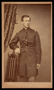 Sergeant George Hicks of Co. A, 14th Vermont Infantry Regiment, and Co. F, 17th Vermont Infantry Regiment in uniform) - Henry Ulke LCCN2016649608
