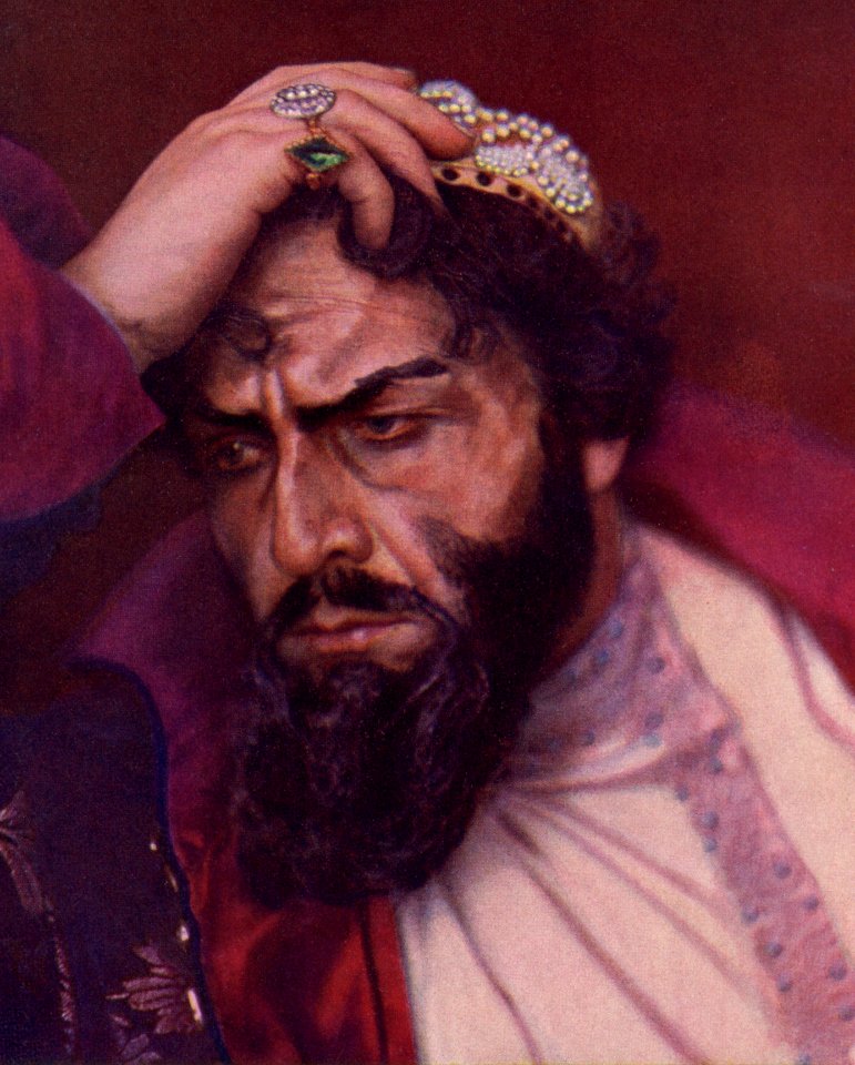 Sergei Prokudin-Gorskii - Feodor Chaliapin as Boris Godunov cr