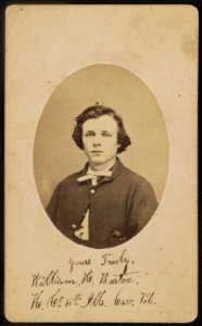 Sergeant William H. Burton of Co. K, 4th Illinois Cavalry Regiment in uniform) - Hughes & Lakin, photographers, Natchez, Miss LCCN2016651693 photo
