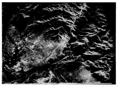 Series of first aerial photographs of Palestine and Syria. Herodian Jericho from 4500 m. LOC matpc.05589
