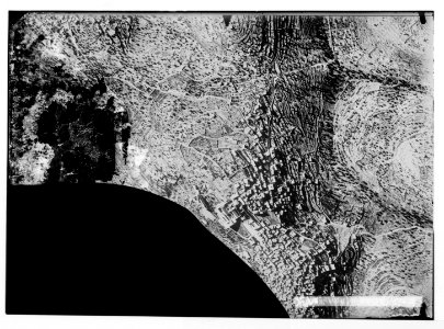 Series of first aerial photographs of Palestine and Syria. Bethlehem from 3000 m. LOC matpc.05585