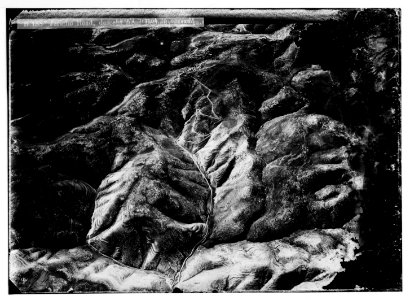 Series of first aerial photographs of Palestine and Syria. Jericho Road, descent from Bethany, 3000 m. LOC matpc.05588