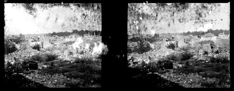 Sermaize. Ruines - Fonds Berthelé - 49Fi850