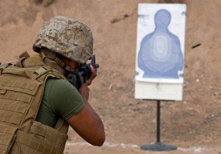 Service members fire weapons DVIDS278398