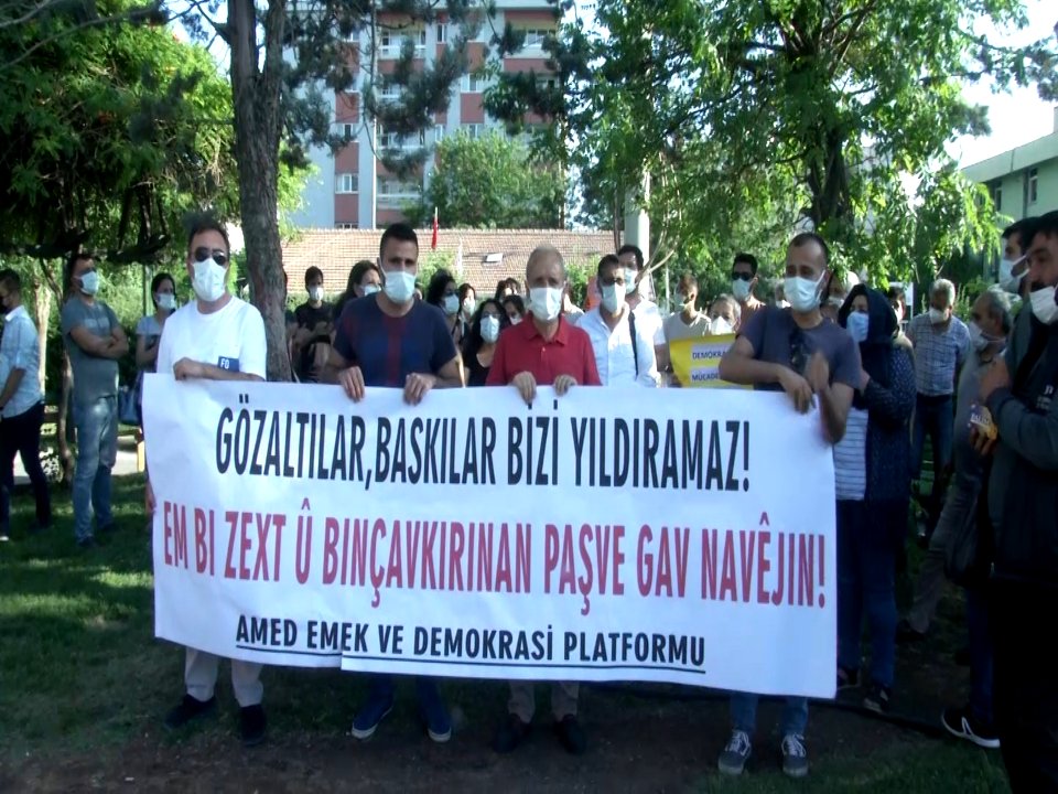 SES gözaltıları için yapılan eylem 01