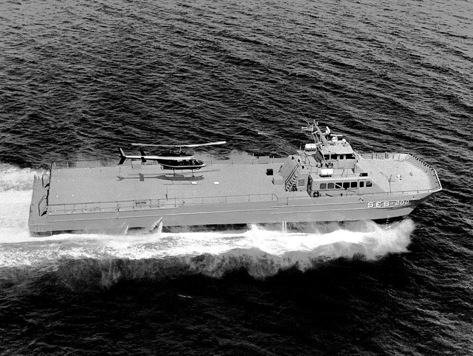 SES-200 with helicopter