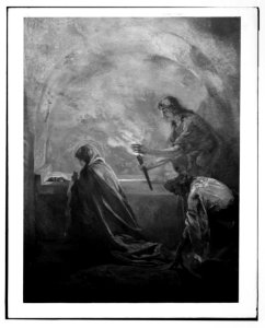 Set of paintings of Christ's passion, by Kosheleff, in Russian Hospice, Jerusalem. Christ's body laid in the Tomb. LOC matpc.07310
