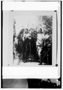 Set of religious paintings of Christ's passion, by Kosheleff, in Russian hospice, Jerusalem. Christ led to the Praetorium LOC matpc.00122