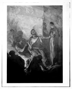 Set of paintings of Christ's passion, by Kosheleff, in Russian Hospice, Jerusalem. Peter's denial of Christ. LOC matpc.07300