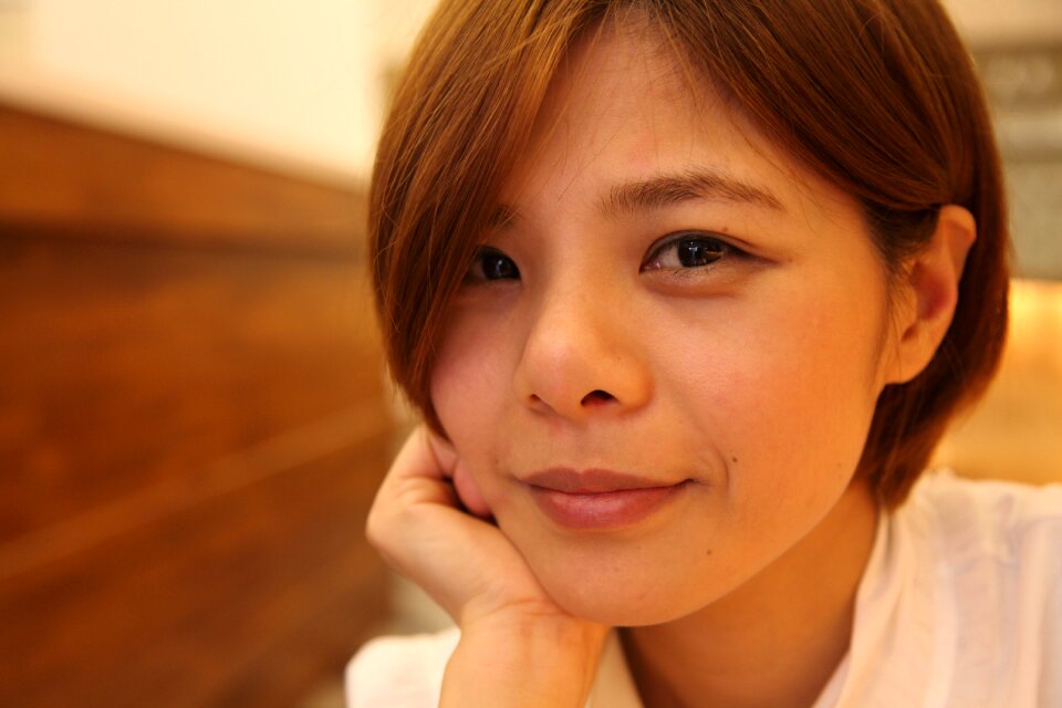 Happy woman female