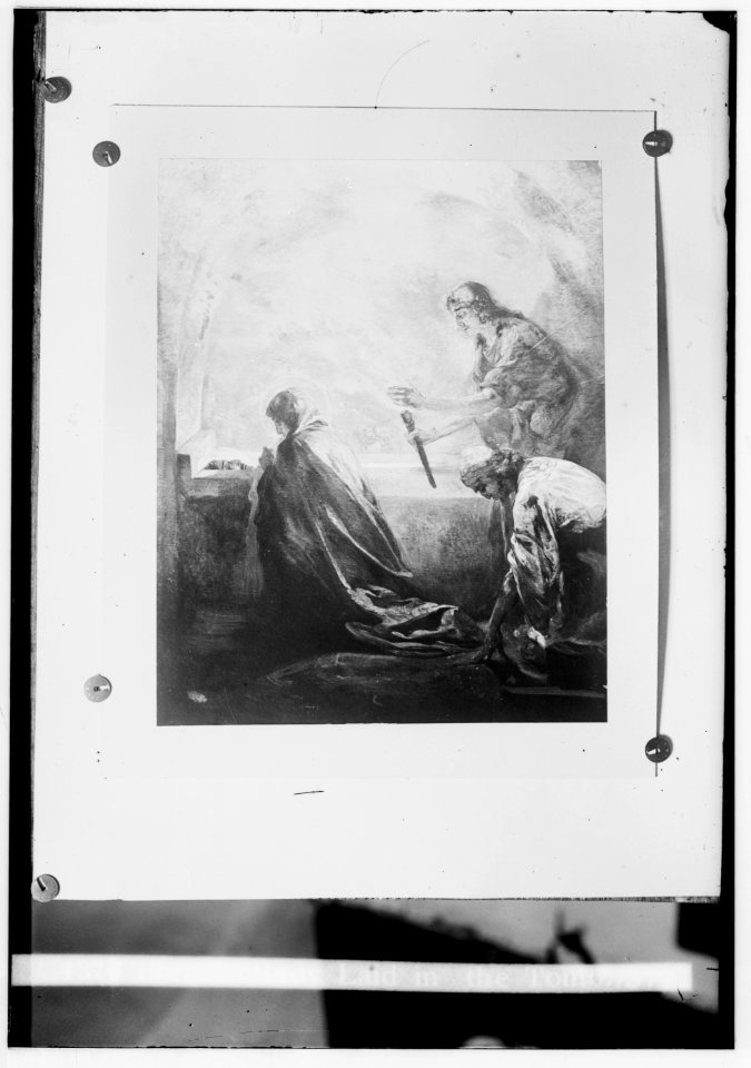 Set of religious paintings of Christ's passion, by Kosheleff, in Russian hospice, Jerusalem. Christ's body laid in the tomb LOC matpc.00131