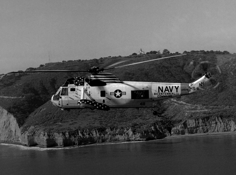 SH-3D HS-8 off Point Loma CA 1977