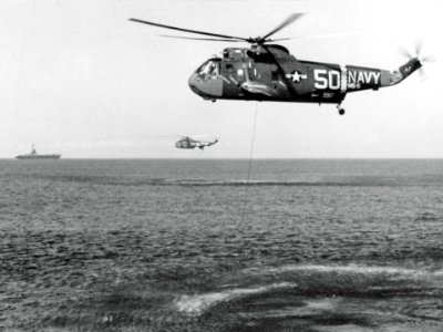 SH-3A Sea Kings of HS-5 hunting subs c1966