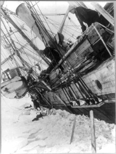Shackleton's expedition to the Antarctic Endurance for two months before she sank in the Weddell Sea on Oct. 27, 1915. LCCN2013646115