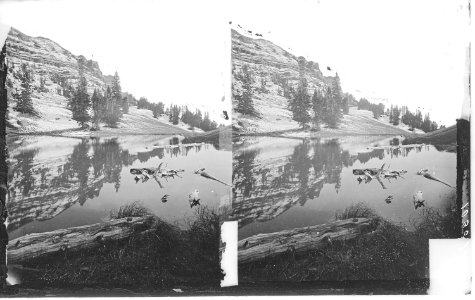 Shadow Lakes on the divide. Gallatin. Yellowstone - NARA - 517523