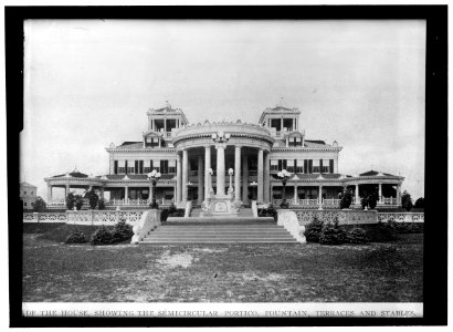 SHADOW LAWN, NJ. SUMMER WHITE HOUSE. FRONT OF THE HOUSE LCCN2016866605