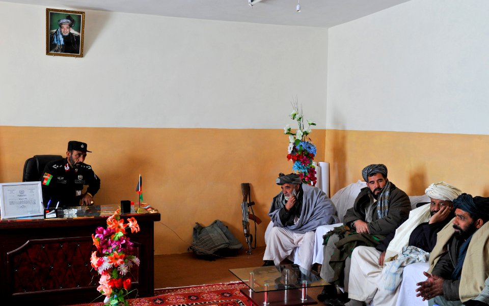 Shah Joy district Afghan Local Police pay day 120201-N-CI175-023